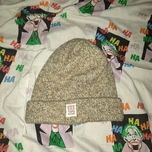 Topo Designs oatmeal colored beanie